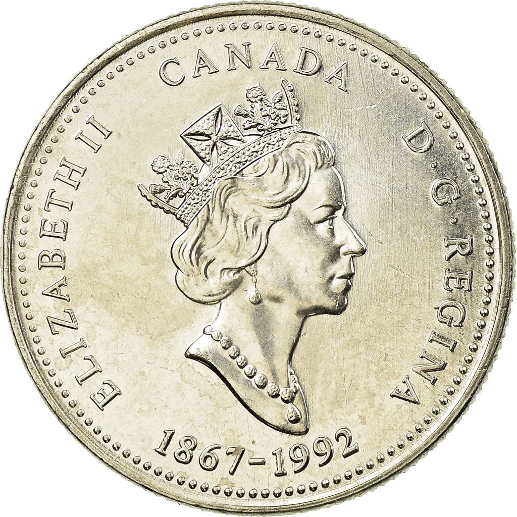 Canada | 25 Cents Coin | Nickel | New Brunswick | KM:203 | 1992