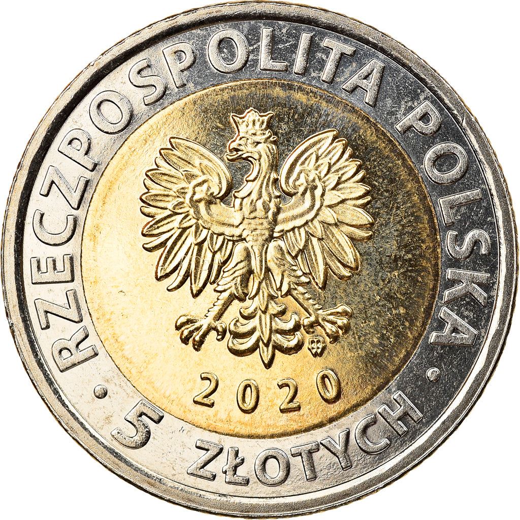 Polonia | Moneda de 5 Zlotys | Basílica de Santa María | A:1064 | 2020