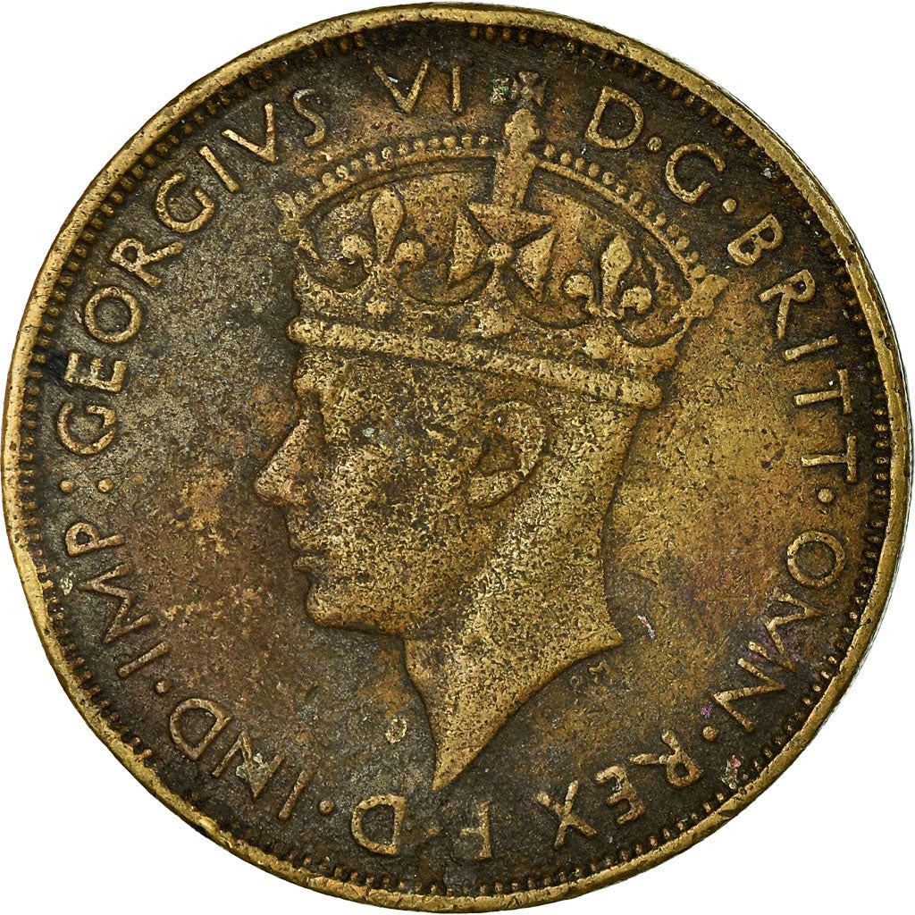 British West Africa | 2 Shillings Coin | Palm Tree | George VI | Km:24 | 1938 - 1947