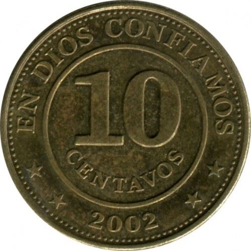 Nicaragua Coin Nicaraguan 10 Centavos Coin | KM98 | 2002