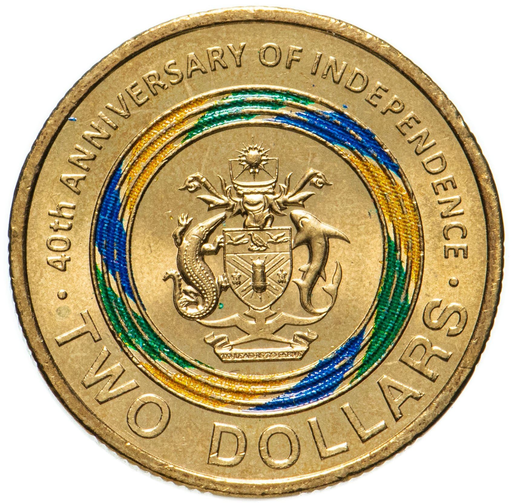 Îles Salomon | Pièce de 2 dollars | Indépendance | Bronze d’aluminium | KM : 797 | 2018