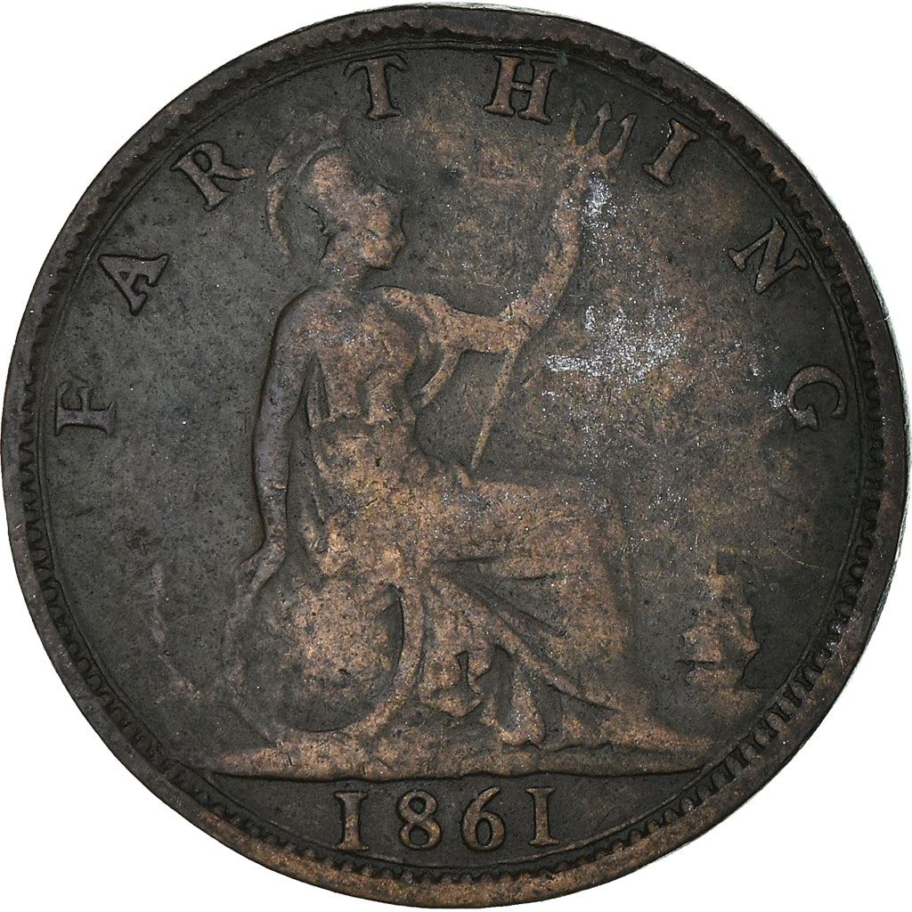 United Kingdom | 1 Farthing Coin | Victoria | Km:747 | 1860 - 1873