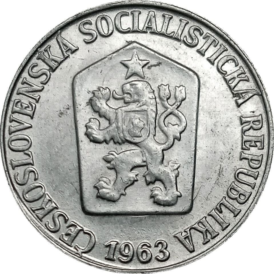 Czechoslovakia 3 Hale?e | Lion | Linden Wreath | Star | KM52 | 1962 - 1963