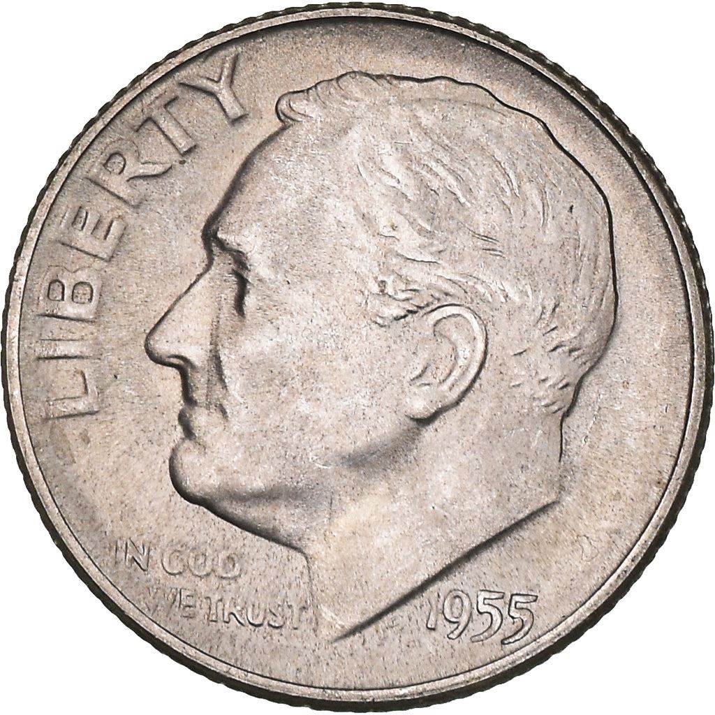 الولايات المتحدة | عملة 1 دايم | فرانكلين د. روزفلت | KM:195 | 1946 - 1964
