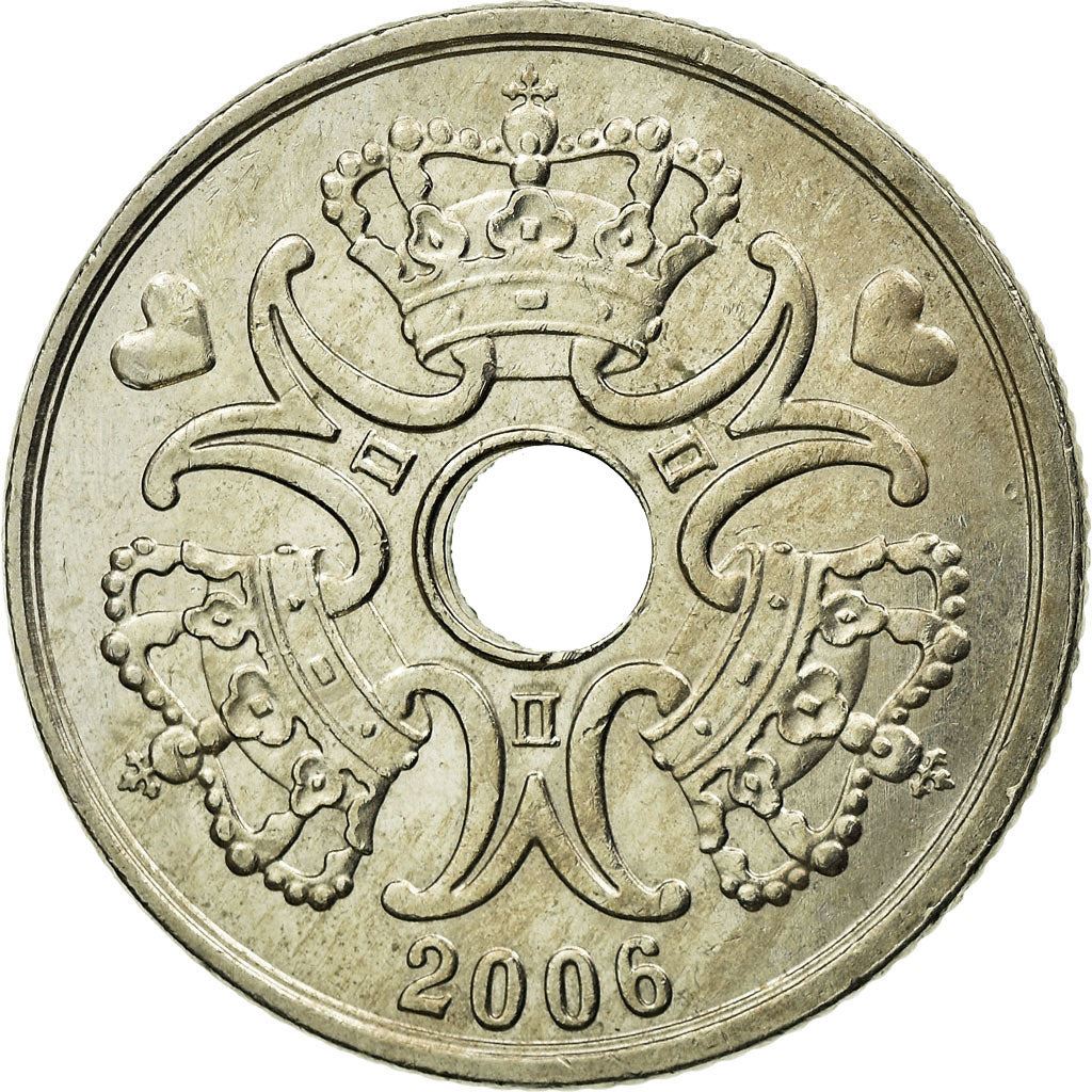 Denmark | 5 Kroner Coin | Royal monogram | Km:869 | 1990 - 2023
