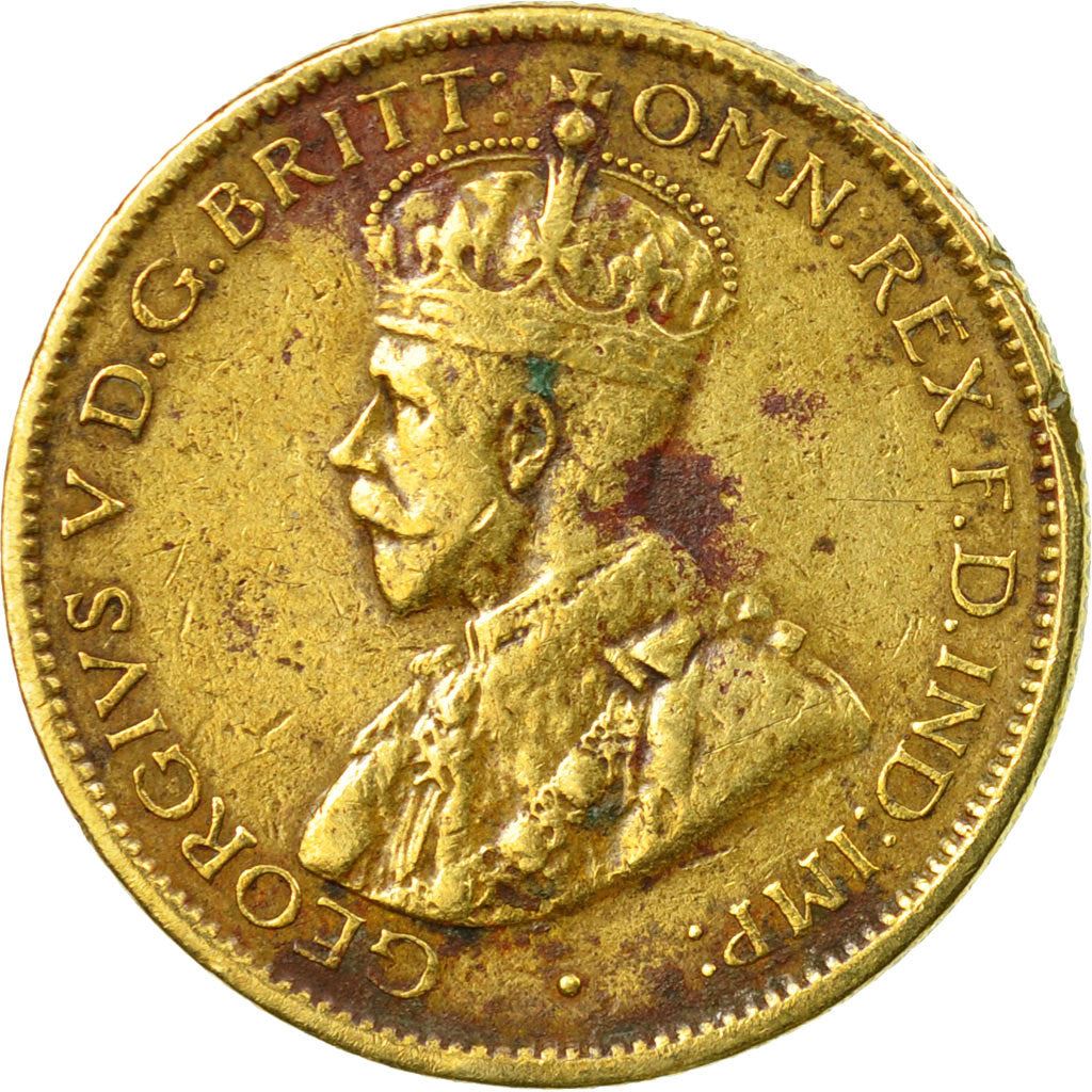 British West Africa | 6 Pence Coin | Wreath | George V | KM:11b | 1920 - 1936