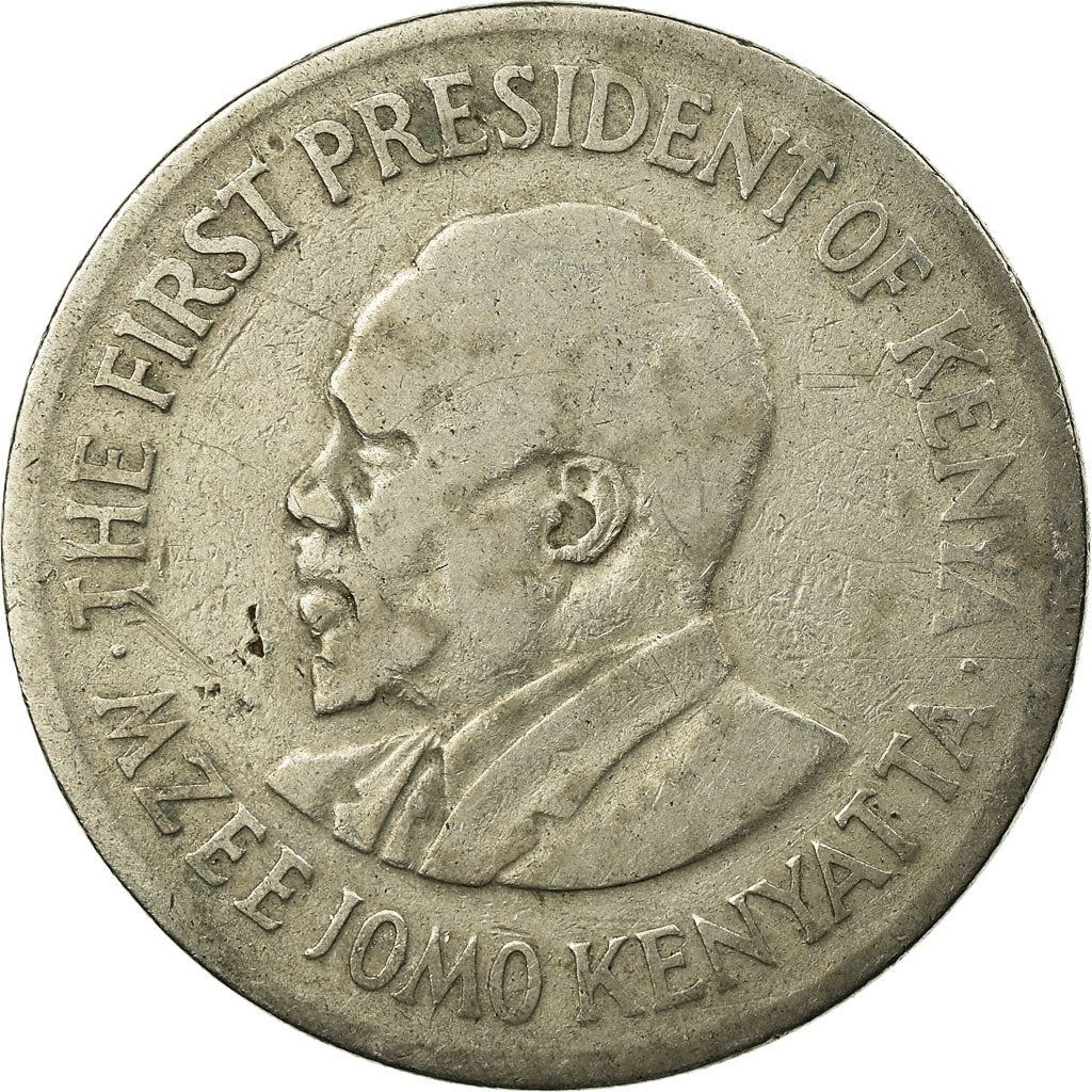 Kenya 1 Shilling | Jomo Kenyatta 1963 - 1978 Coin | KM14 | 1969 - 1978