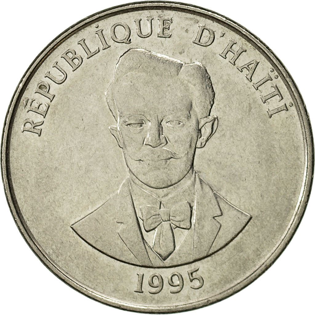 Haiti | 50 Centimes Coin | Charlemagne Peralte | Cannon | Km:153A | 1995 - 2013