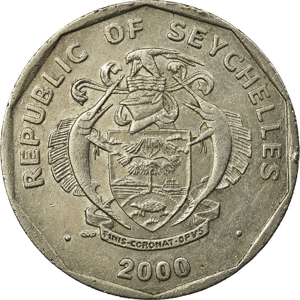 Seychelles | 5 Rupees Coin | Palm tree | Km:51.1 | 1982 - 2010
