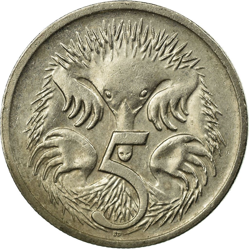 Australia | 5 Cents Coin | Echidna | Km:401 | 1999 - 2019
