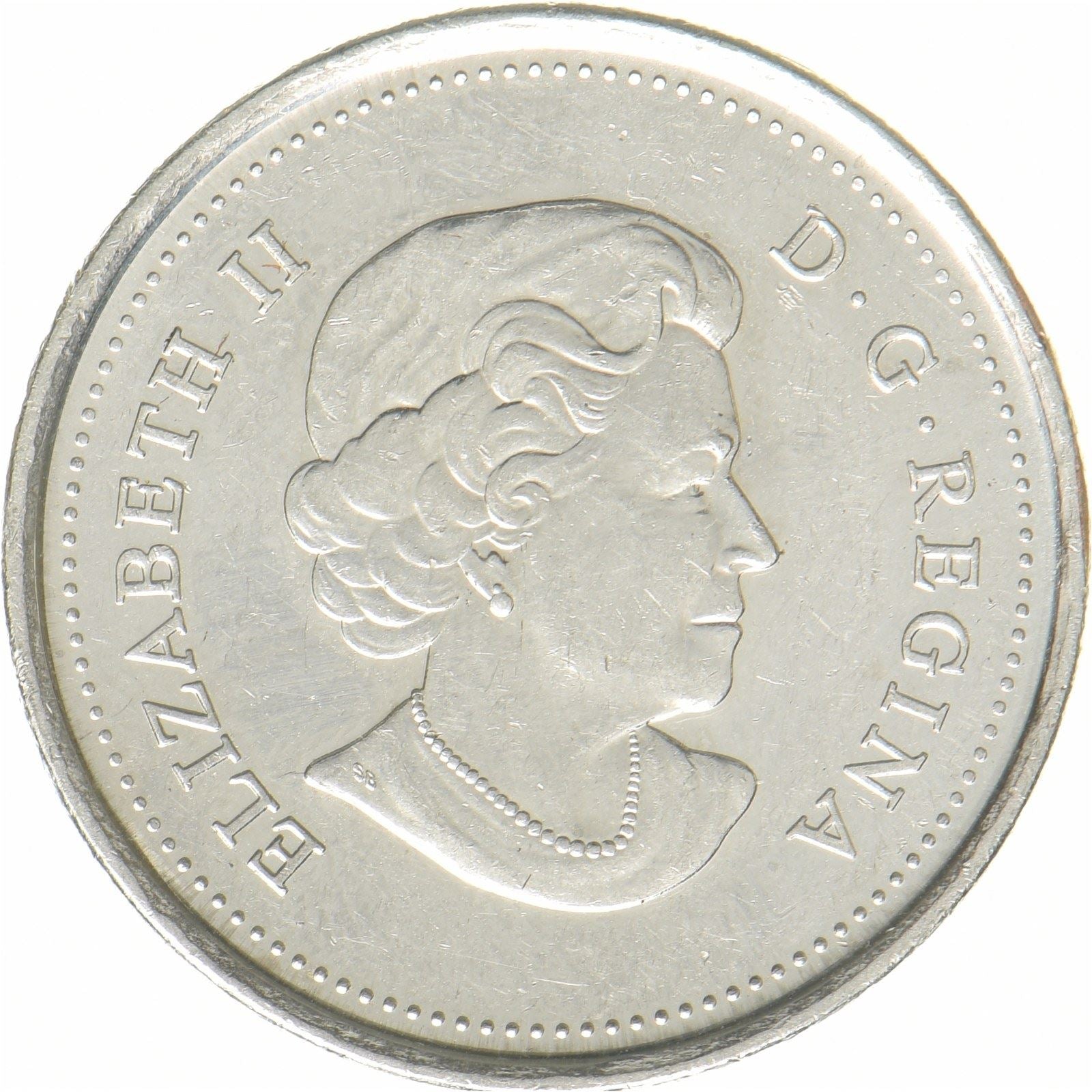 Canada | 25 Cents Coin | Canadian Flag | Nickel plated steel | KM:1851.2 | 2015