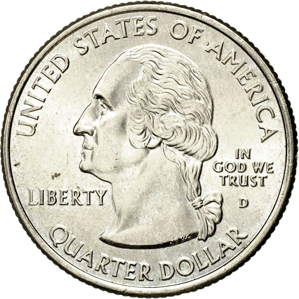 United States | 1/4 Dollar Coin | Oregon | Km:372 | 2005