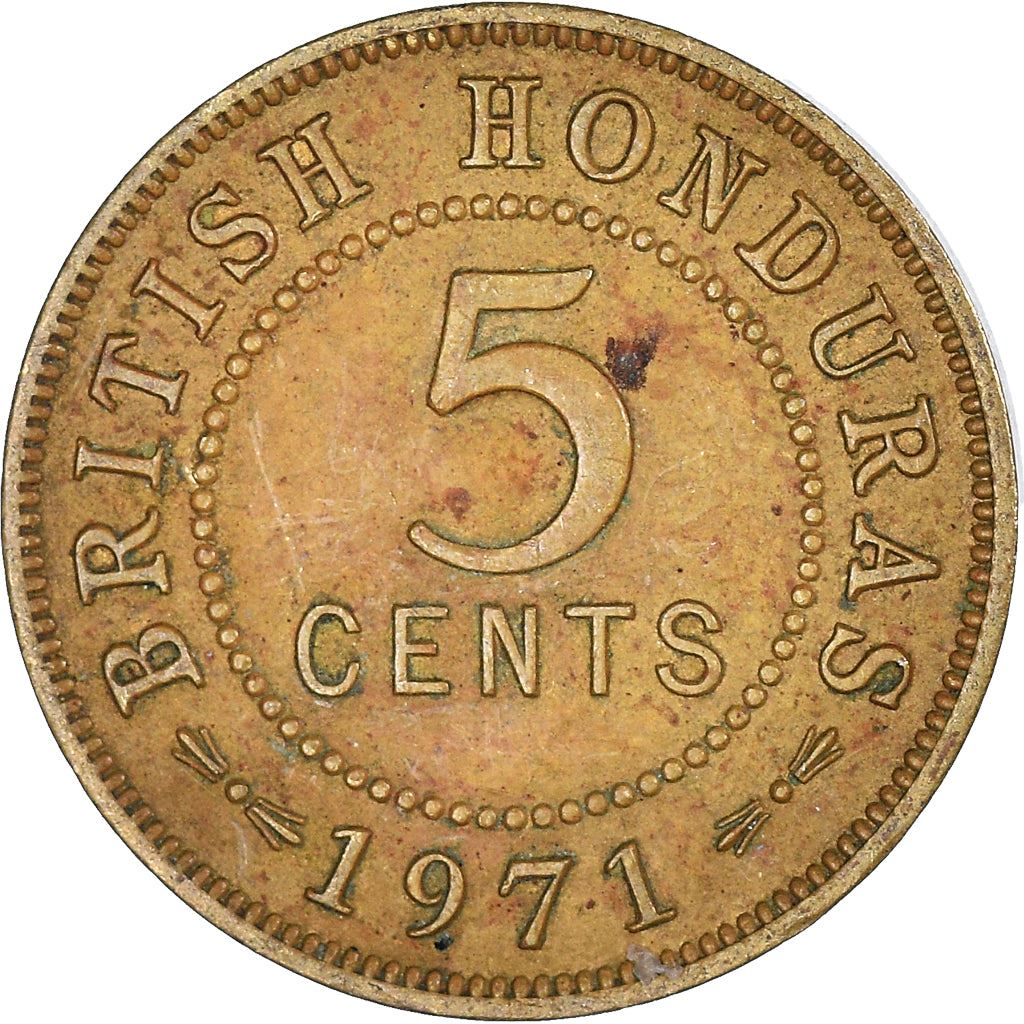 Belize › Honduras britannique | Pièce de 5 cents | Elizabeth II | Km : 31 | 1956 - 1973
