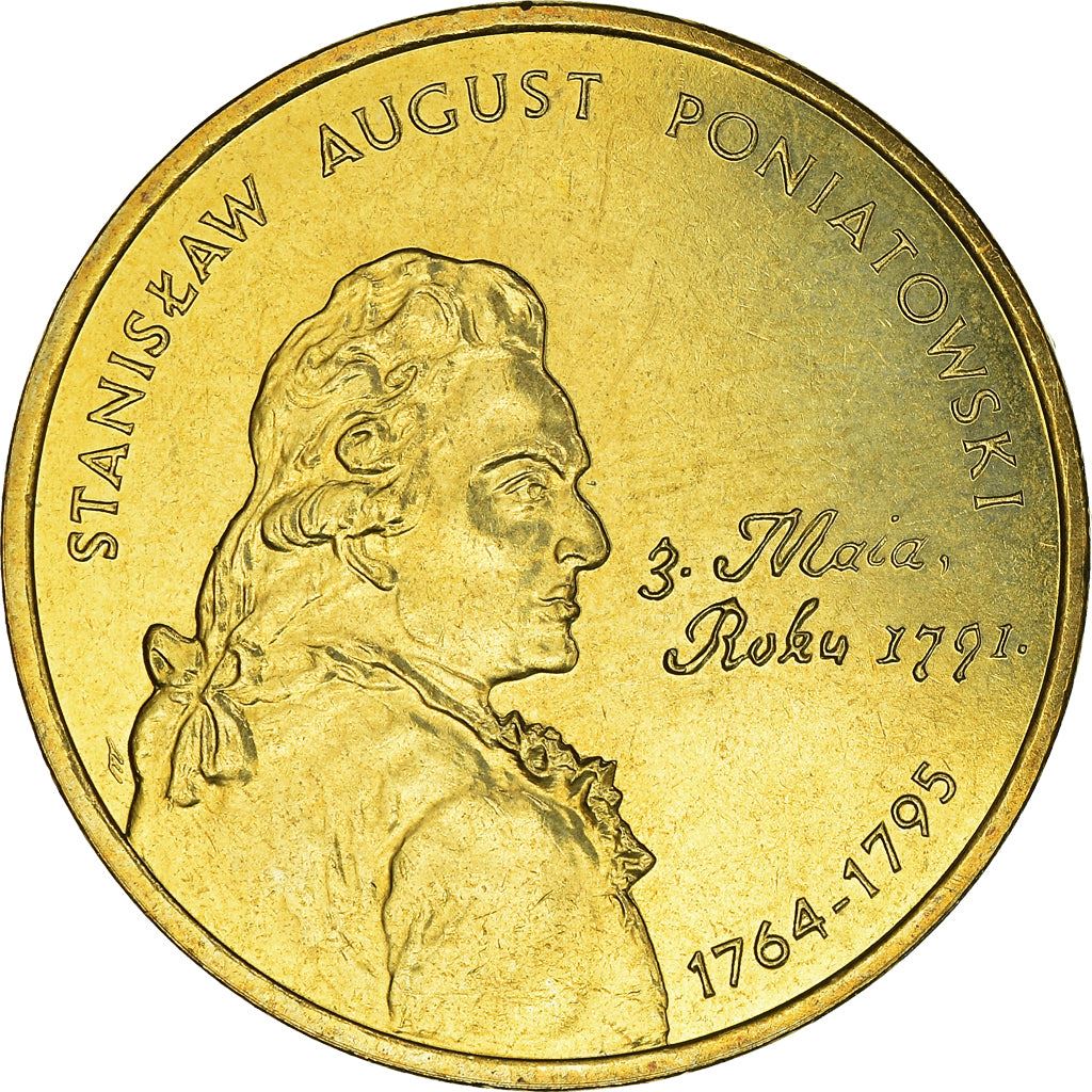 Poland | 2 Z?ote | Stanis?aw August Poniatowski | Eagle | KM530 | 2005