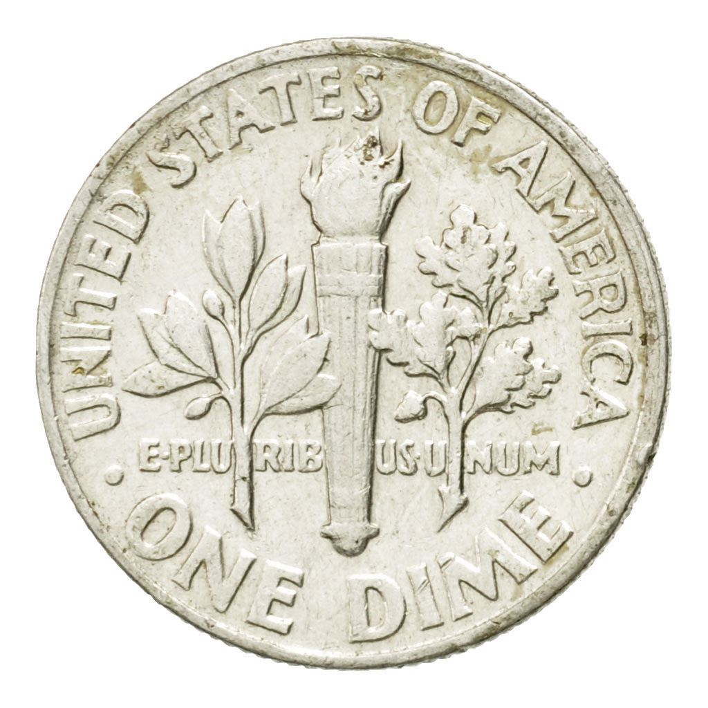 الولايات المتحدة | عملة 1 دايم | فرانكلين د. روزفلت | KM:195 | 1946 - 1964