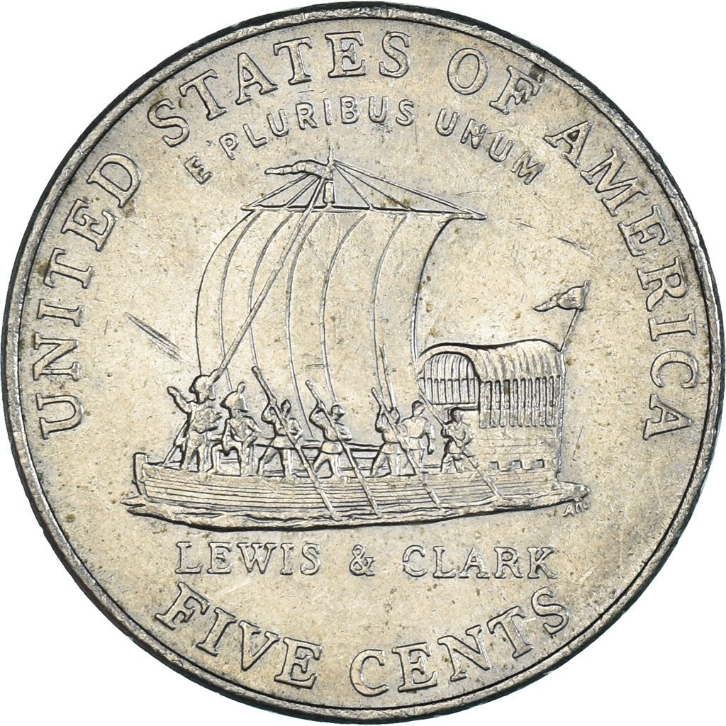 United States | 5 Cents Coin | Lewis and Clark Expedition | Km:361 | 2004