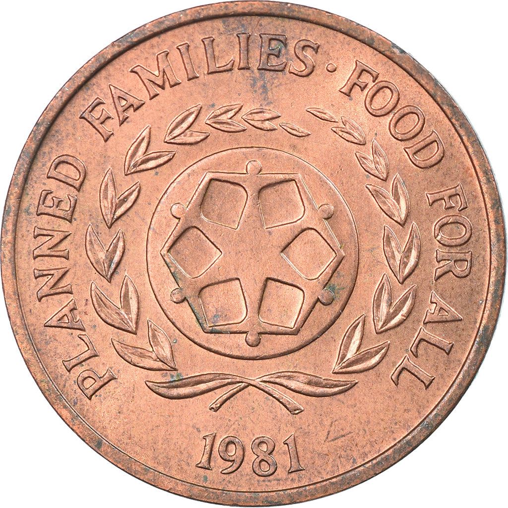Tonga | Moneta da 2 Seniti | Pianta di Taro | FAO | Km:67 | 1981 - 1996