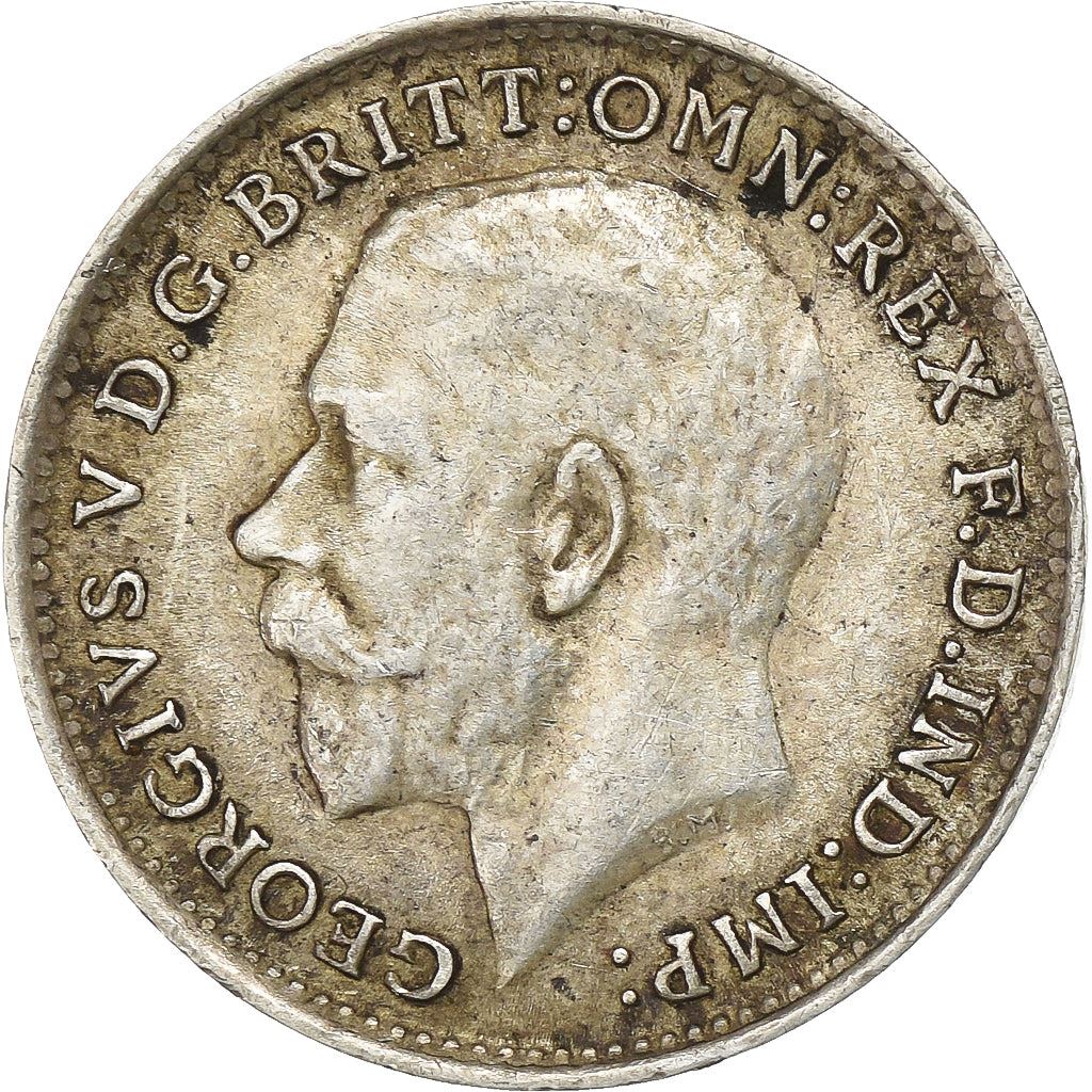 United Kingdom | 3 Pence Coin | George V | Km:813 | 1911 - 1920