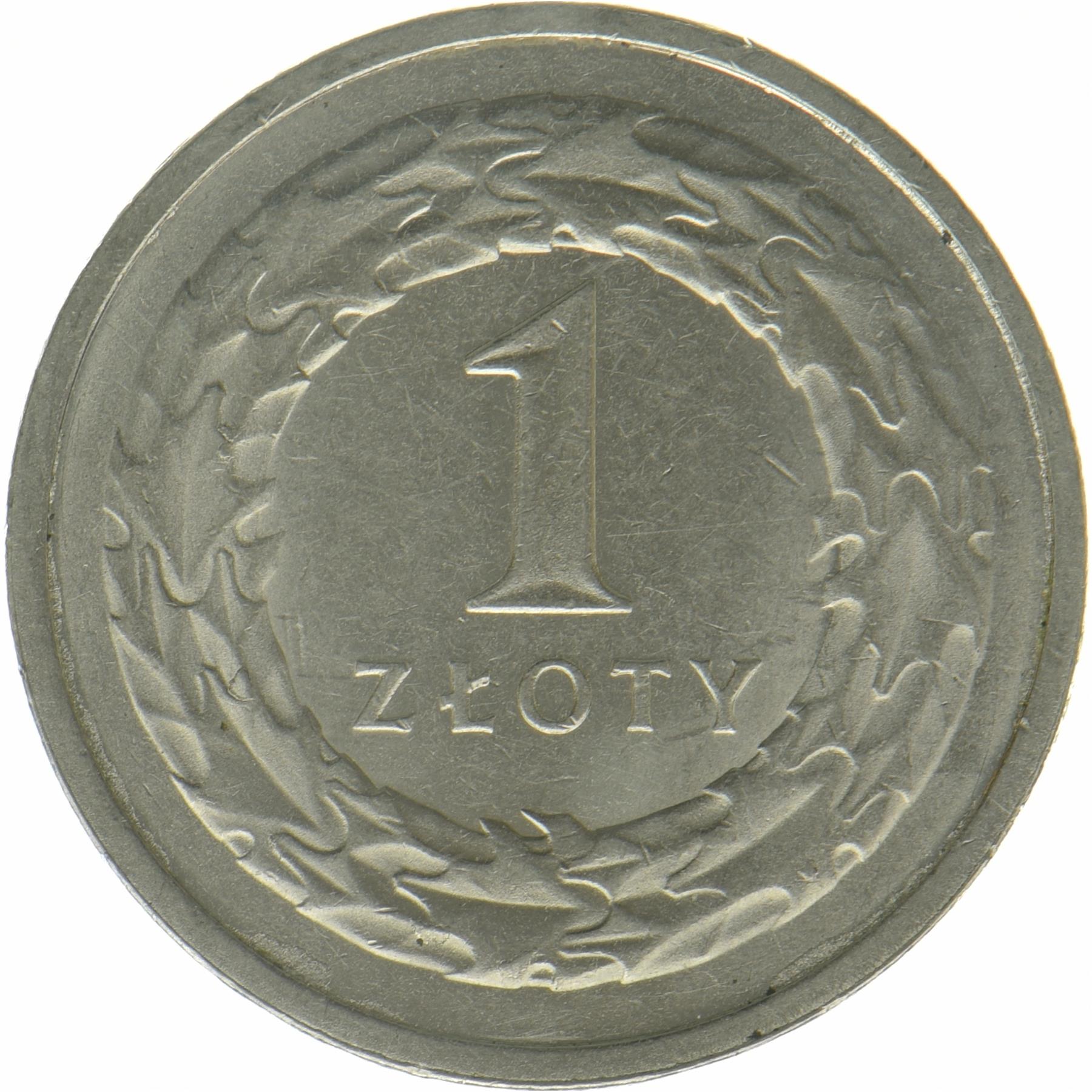 Polen | 1 Zloty Münze | Gekrönter Adler | J:974c | 2019 - 2025
