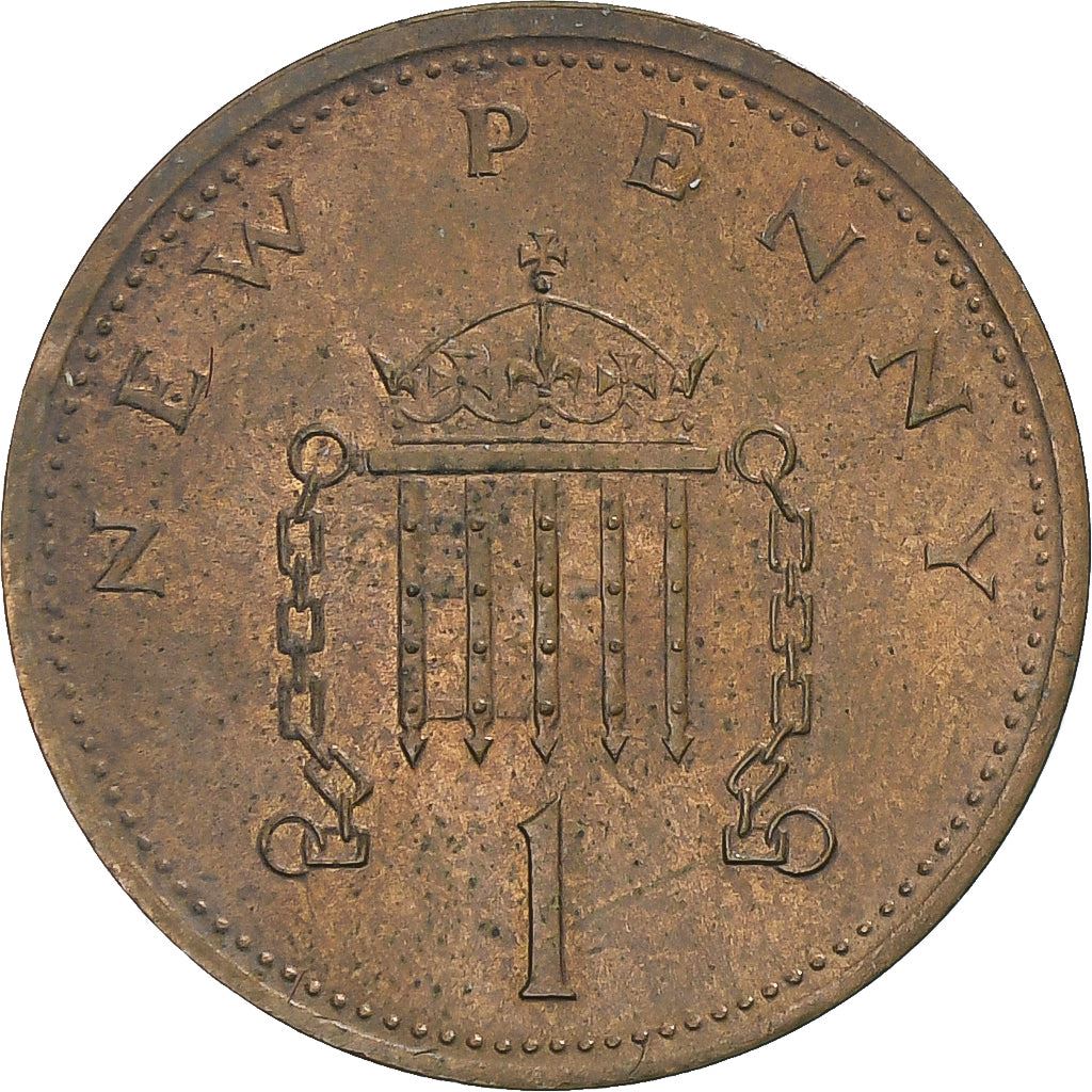 United Kingdom | 1 New Penny Coin | Elizabeth II | Km:915 | 1971 - 1981