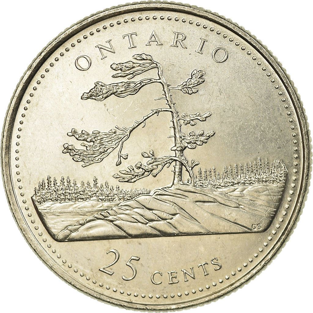 Canada | 25 Cents Coin | Ontario | Nickel | KM:223 | 1992