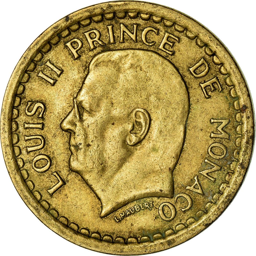 Monaco | 1 Franc Coin | Louis II | Km:120A | 1943