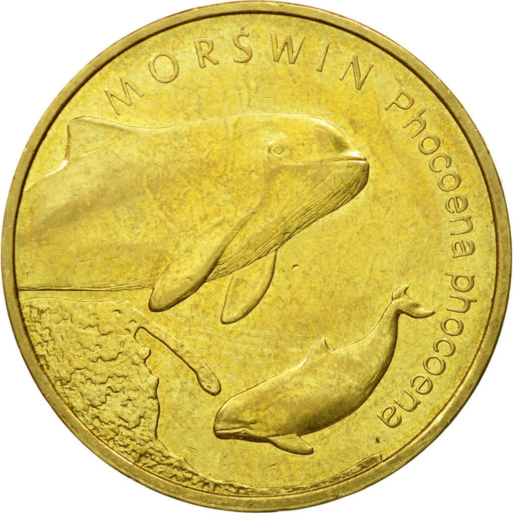 Poland | 2 Zlotys Coin | Morświn | Y:464 | 2004