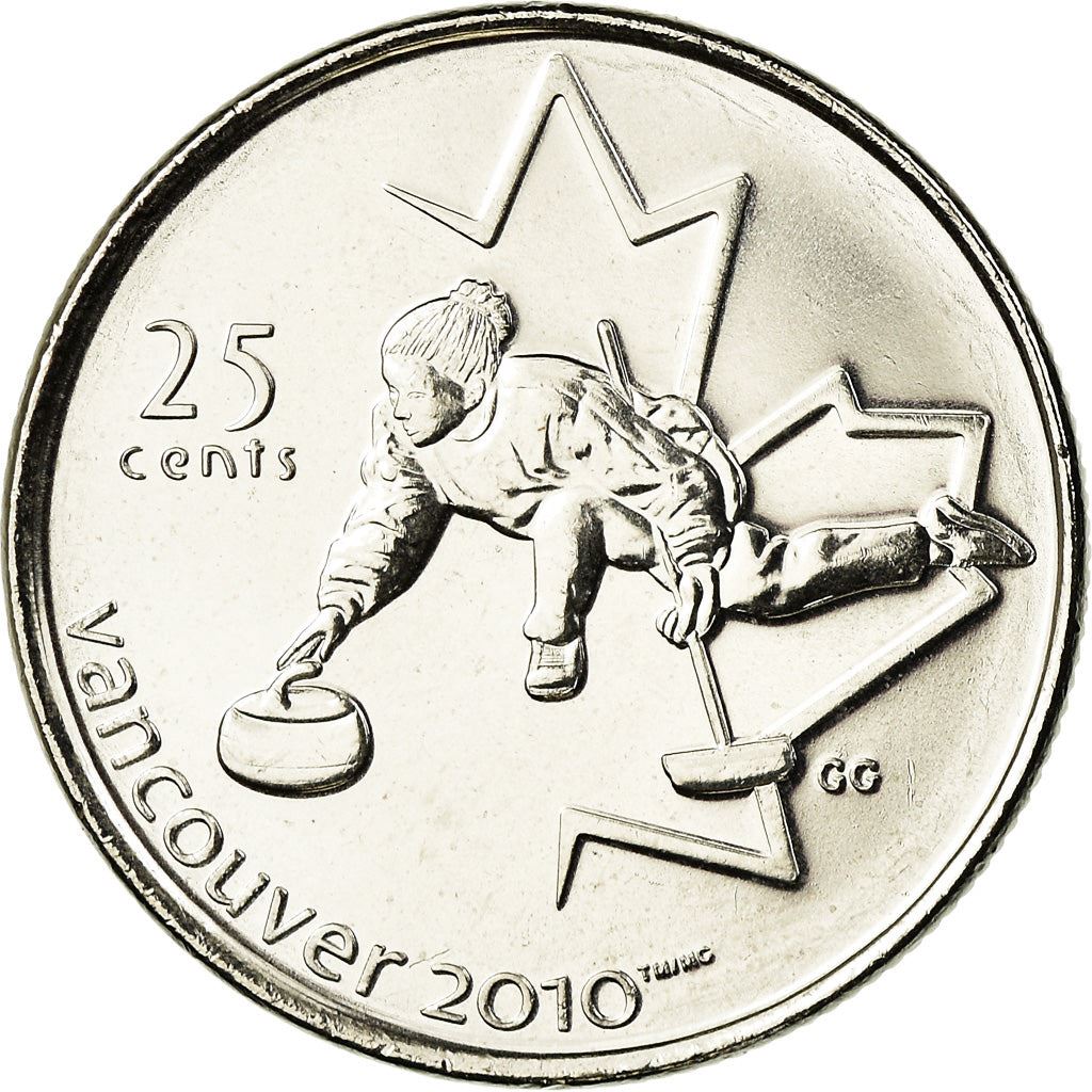 Canada | 25 Cents Coin | Nickel plated steel | Curling | KM:682 | 2007
