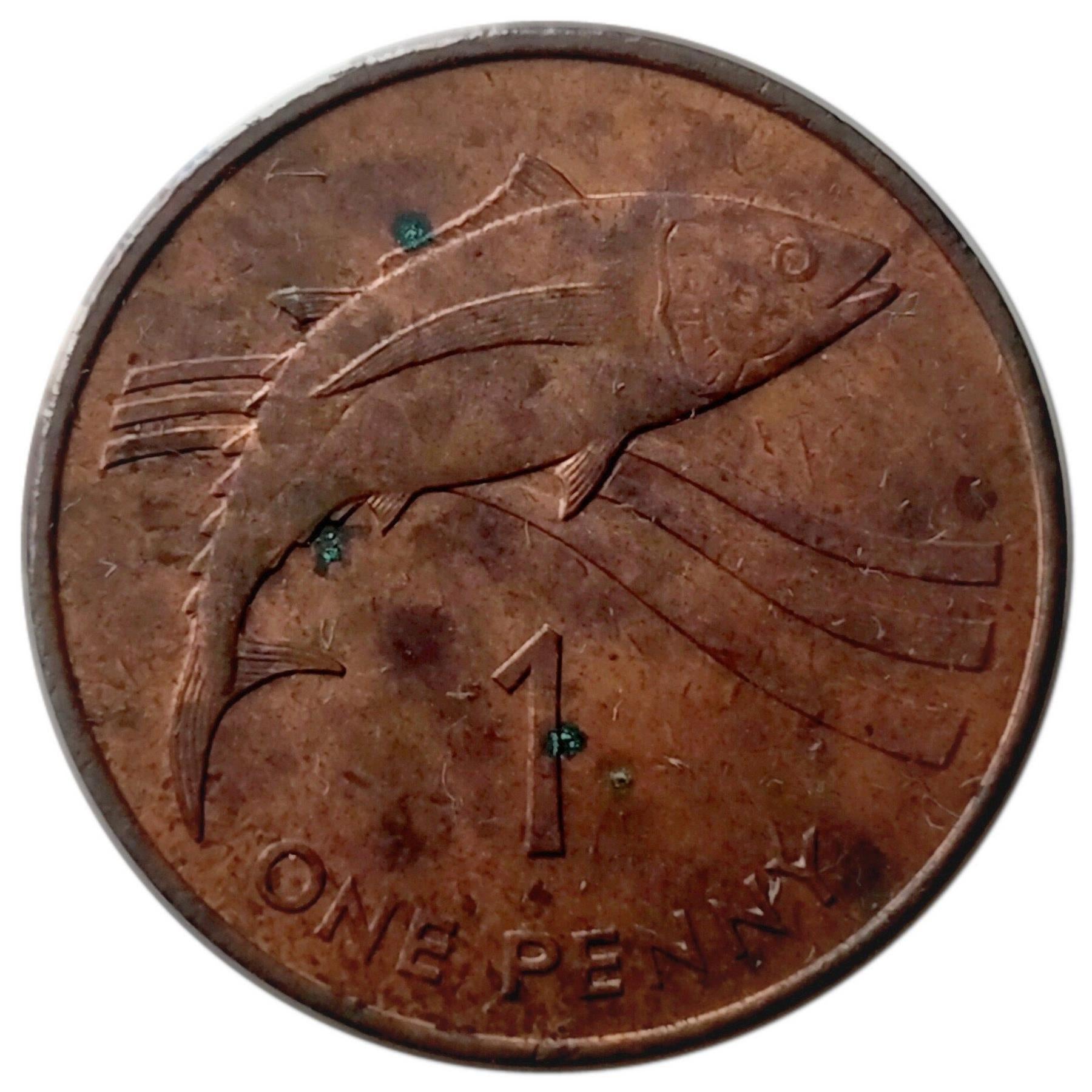 סנט הלנה ואסנשן | מטבע של 1 פני | אליזבת השנייה | טונה | KM:13 | 1991