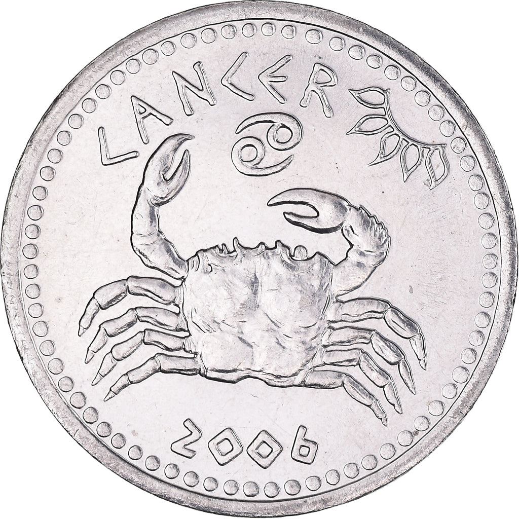 Somalilandia | Moneda de 10 chelines | Cáncer | Acero inoxidable | KM:12 | 2006