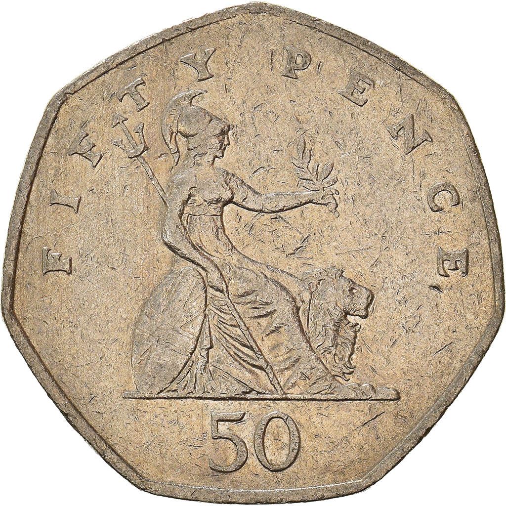 United Kingdom | 50 Pence Coin | Britannia | Km:940.2 | 1997