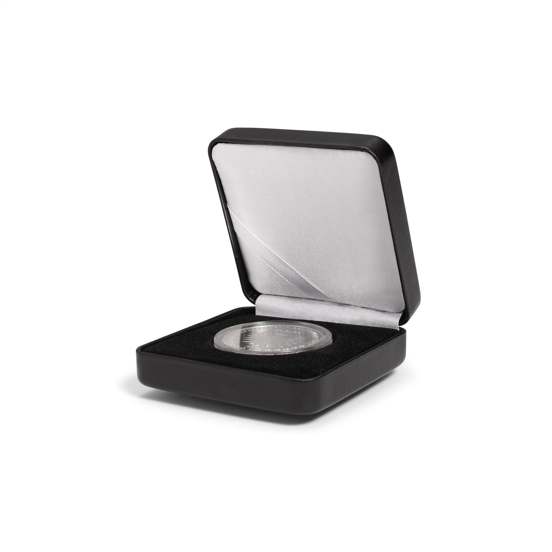 NOBILE Single Coin Box | Box for Presenting Coins in Round GRIPS Capsules | Different Compartment Sizes