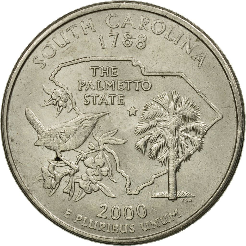 United States | 1/4 Dollar Coin | South Carolina | Km:307 | 2000