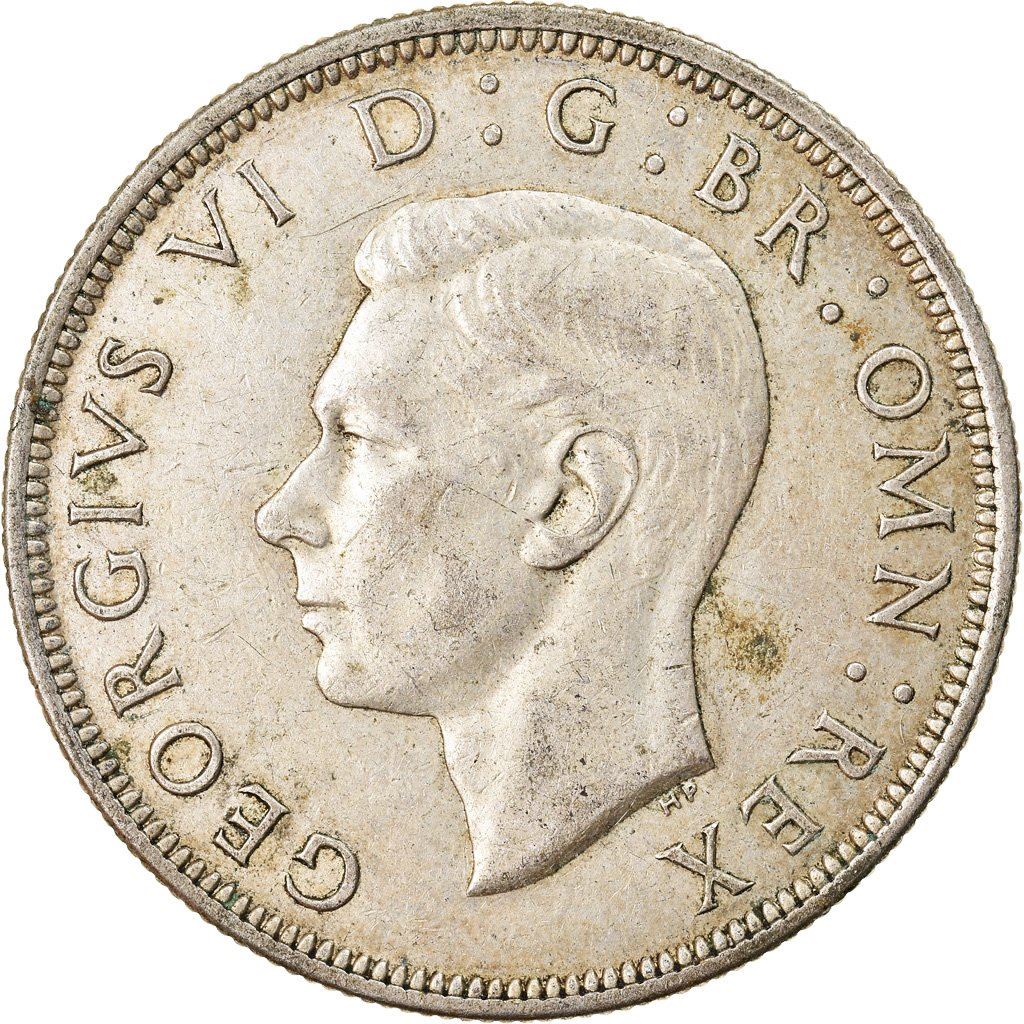 United Kingdom | 1/2 Crown Coin | George VI | KM:856 | 1937 - 1946