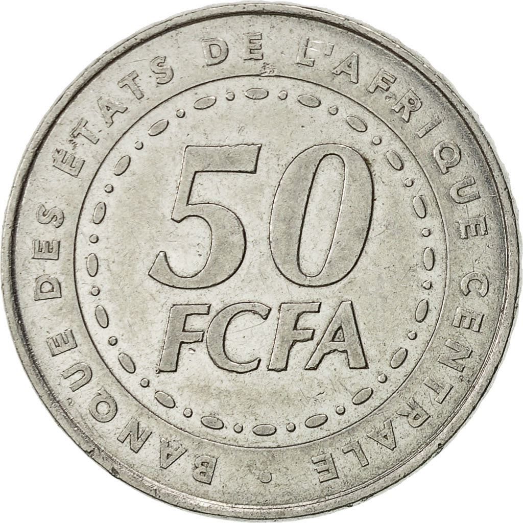 Central African States | 50 Francs Cfa Coin | Plants | Km:21 | 2006 - 2023