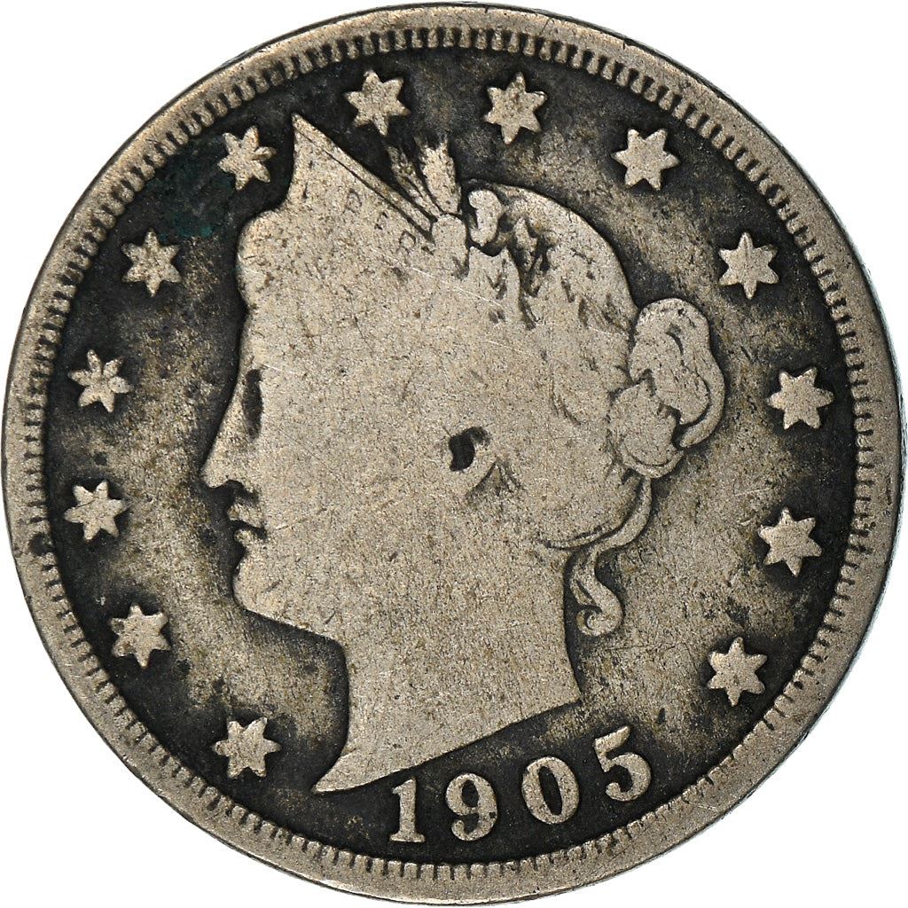 United States | 5 Cents Coin | Liberty | Roman Numeral | KM112 | 1883 - 1913