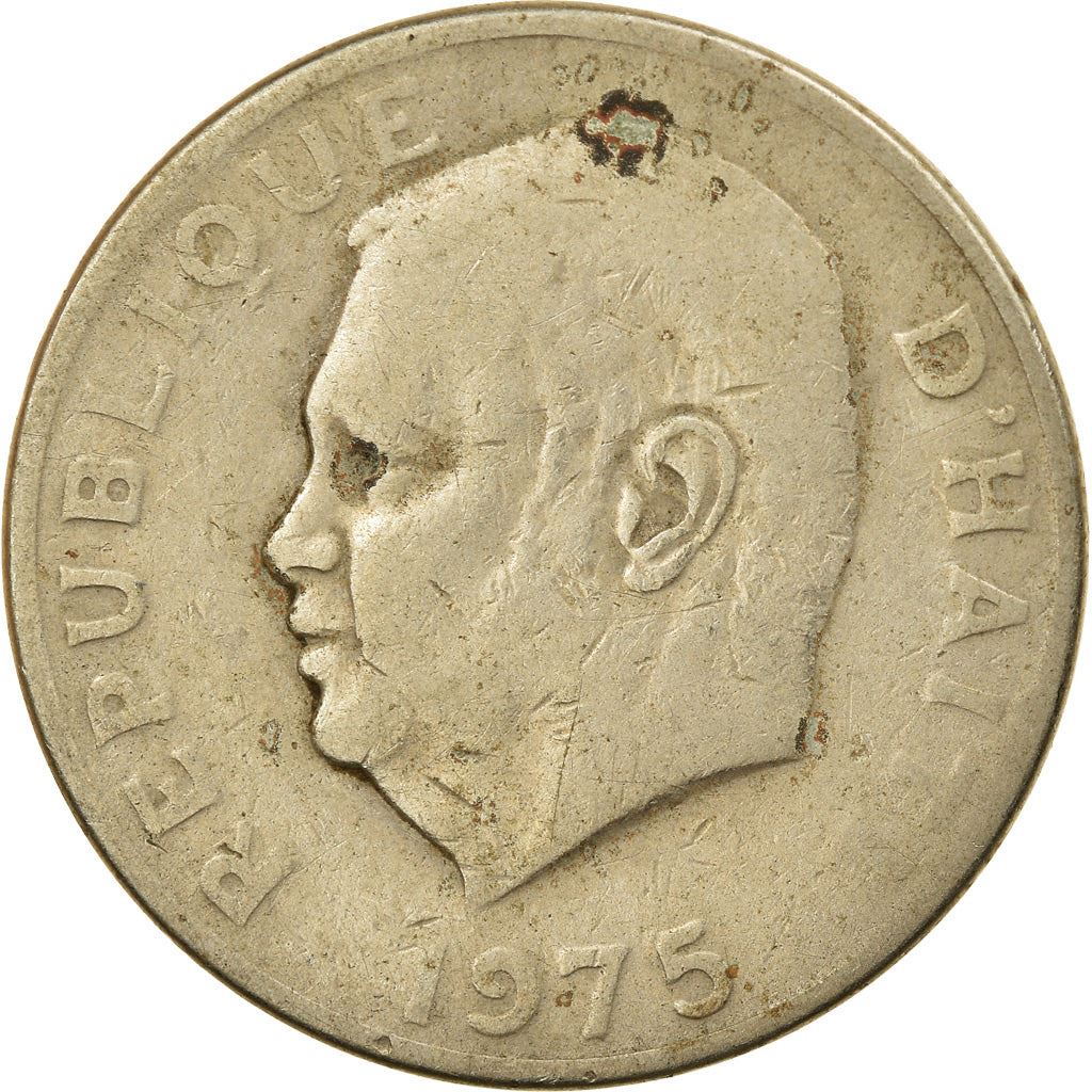 Haiti | 10 Centimes Coin | Jean-Claude Duvalier | Cannon | Km:120 | 1975 - 1983