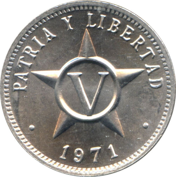 5 Centavos Coin | Patria | Libertad | Km:34 | 1963 - 2015