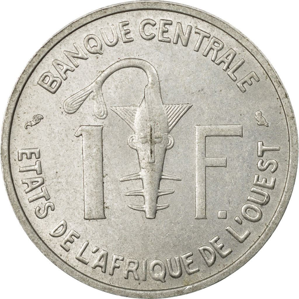 Western African States | 1 Franc Cfa Coin | Emblem of Central Bank | Gazelle | Km:3.1-3 | 1961 - 1975