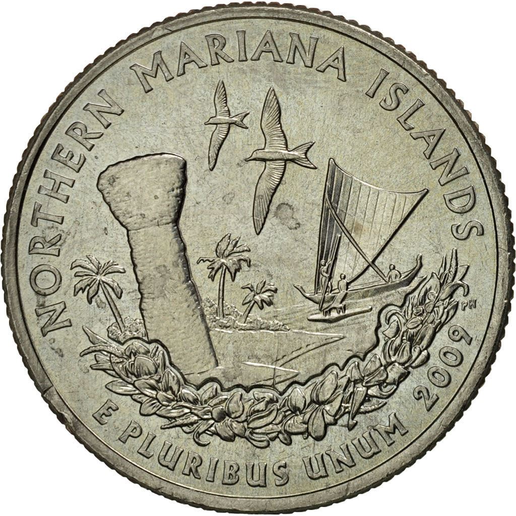 United States | 1/4 Dollar Coin | Northern Mariana Islands | Km:466 | 2009