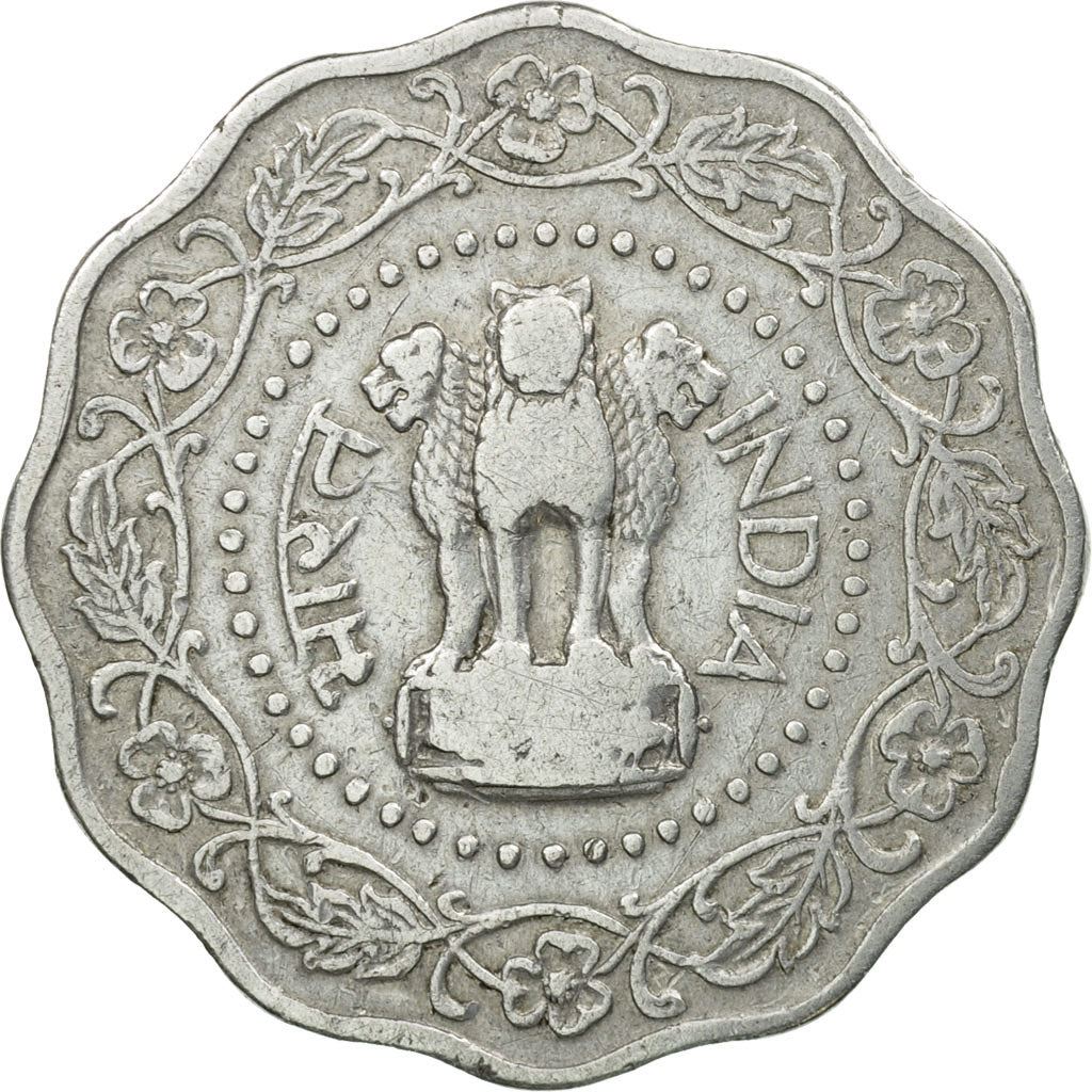 India 10 Paise Coin 1971 - 1982 KM:27