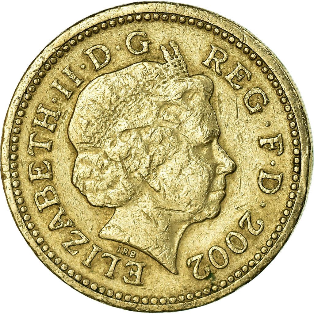 United Kingdom | 1 Pound Coin | English Lions | Km:1030 | 2002