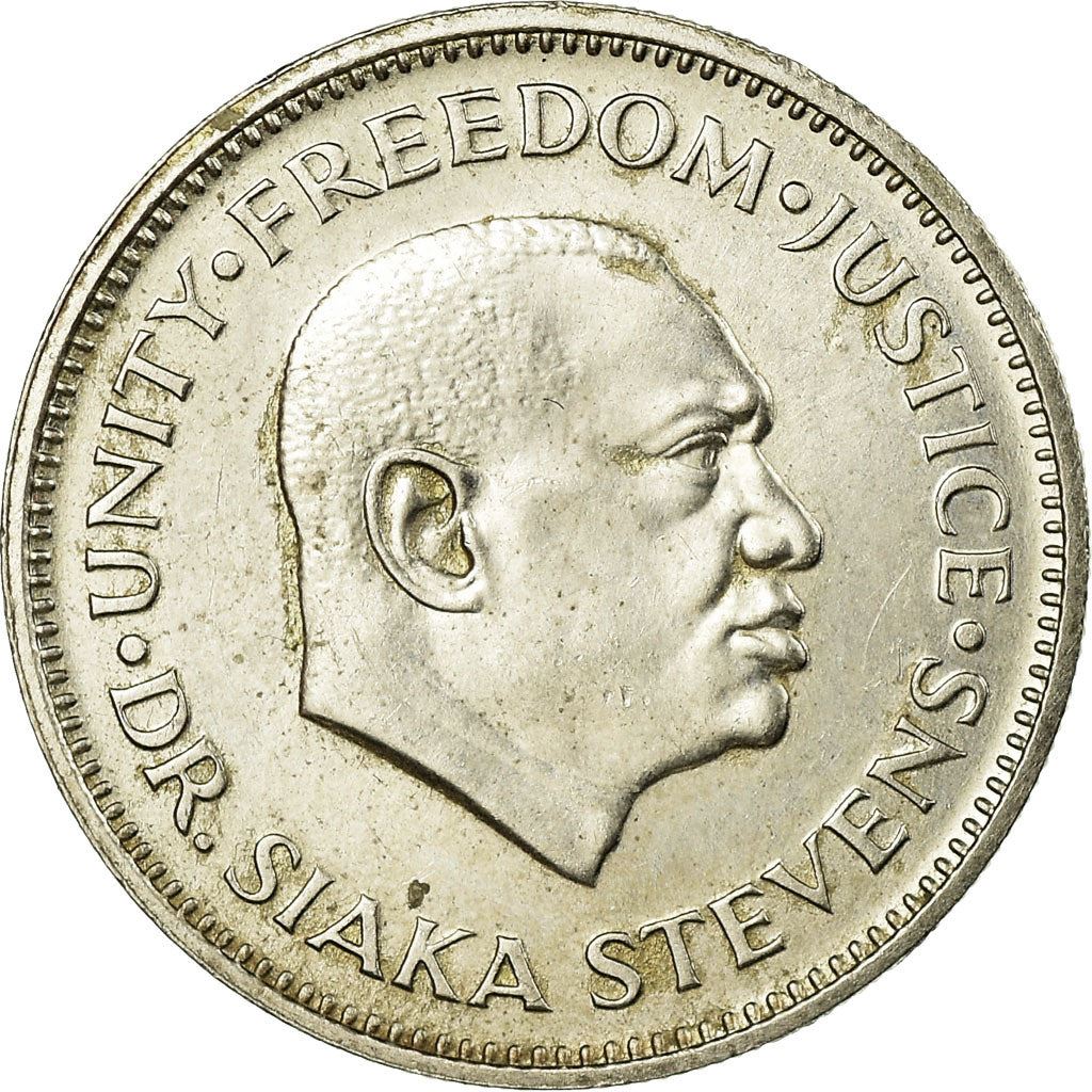 Sierra Leone 10 Cents Coin | President Siaka Probyn Stevens | KM34 | 1978 - 1984