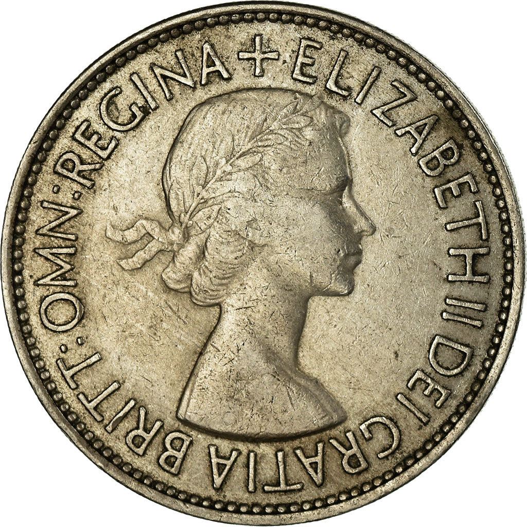 United Kingdom | 1/2 Crown Coin | Elizabeth II | Km:893 | 1953