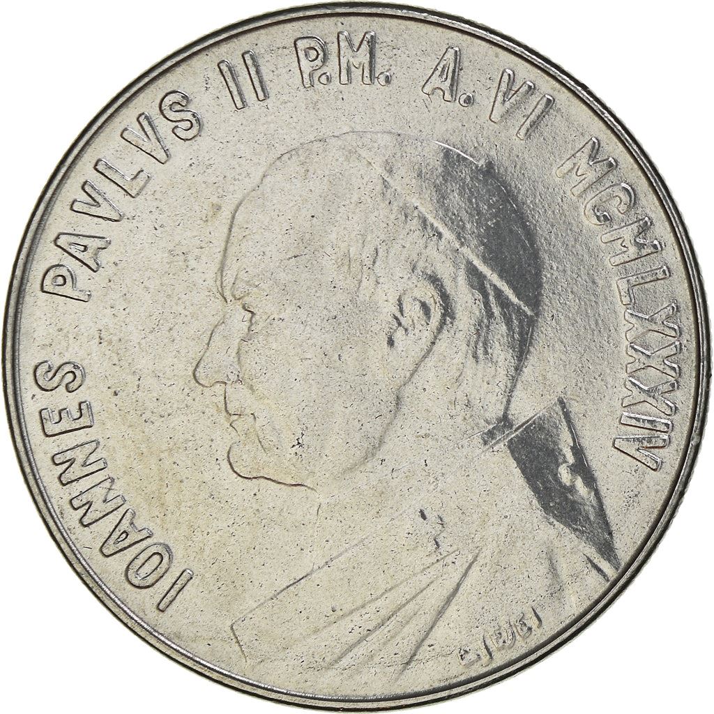 Vatican City | 100 Lire Coin | Lamb | Km:180 | 1984