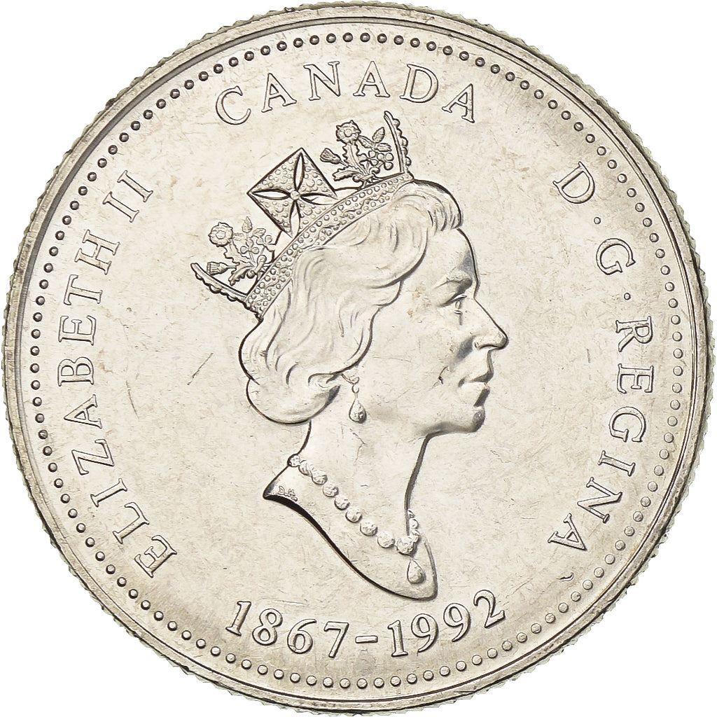 Canada | 25 Cents Coin | Nickel | Newfoundland | KM:213 | 1992