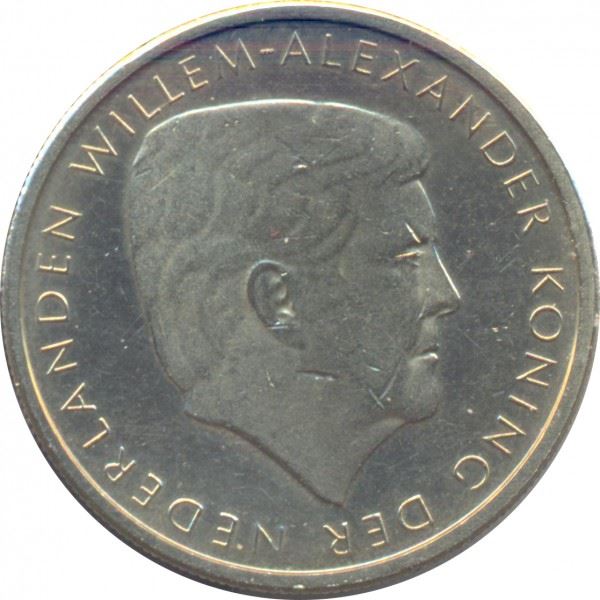 Aruba 5 Florin Coin | King Willem Alexander | KM58 | 2014 - 2016