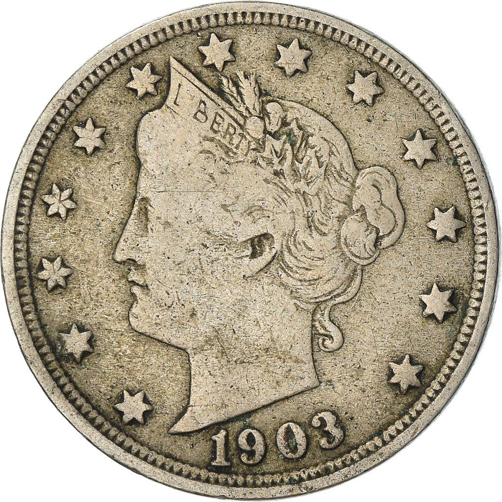 United States | 5 Cents Coin | Liberty | Roman Numeral | KM112 | 1883 - 1913