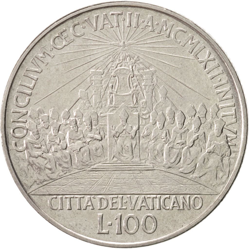 Vatican City | 100 Lire Coin | Second Vatican Council | Km:73 | 1962