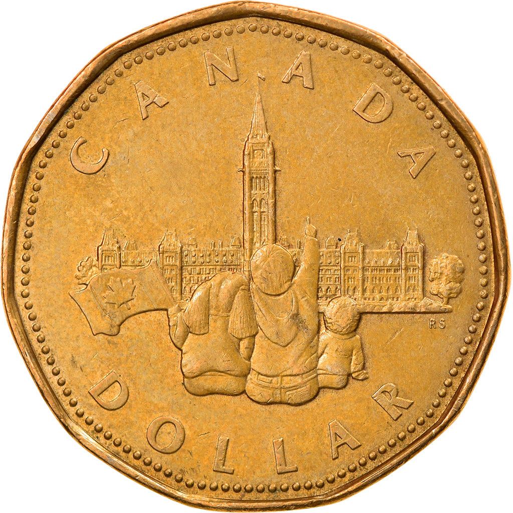 Canada | 1 Dollar Coin | Parliament | Bronze plated nickel | KM:218 | 1992